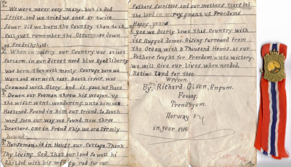 sang skrevet ca 1916 av Rikard Kornelius Olsen Engum – LITEN.jpg