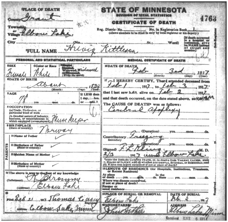 Helvig Kittleson death.jpg
