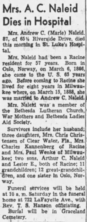 The Journal Times (Racine, Wisconsin) 30 Apr 1953, Thursday, Page 6.jpg