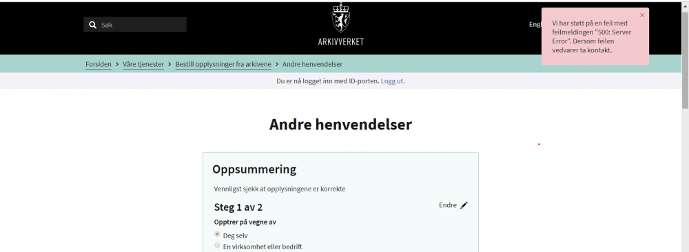 Error ved innsending til Arkivverket.png