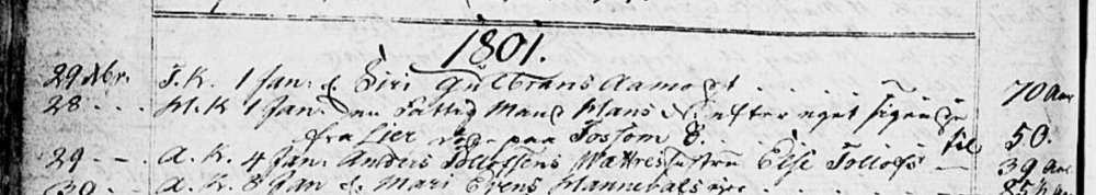 Annes mor Else Tollefsen død 1801.JPG