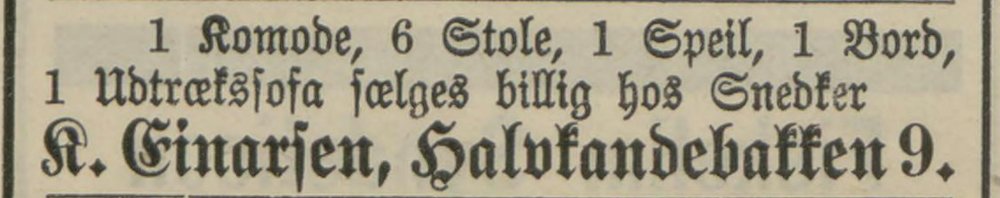 (1891 Apr 4) “Advertisement.” Bergens Annonce tidene, 4 April 1891. p. 3.jpeg