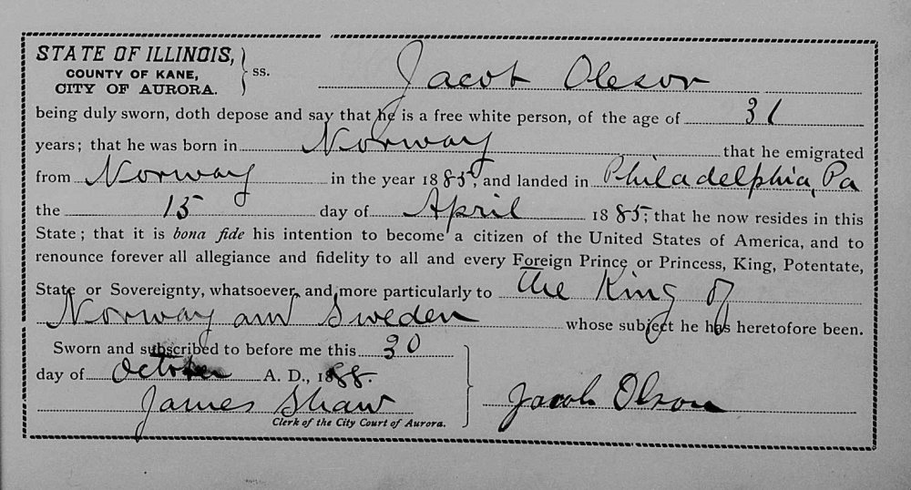 jacob Oleson Naturilization 1888.jpg