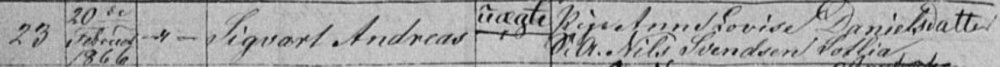 Sigvart Andreas_Kongsberg_Døpte 1866.jpg
